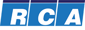 Retail Contractors Association logo - blue boxes with white letters inside